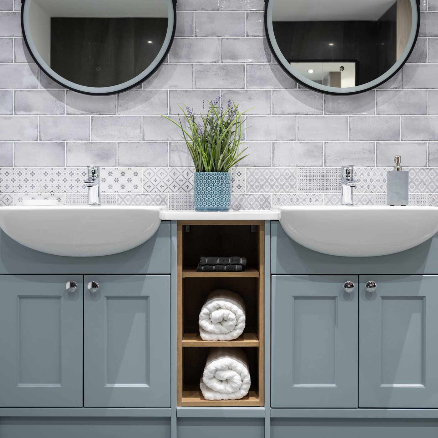 Vita White Brick tile 10x20cm - Image 3