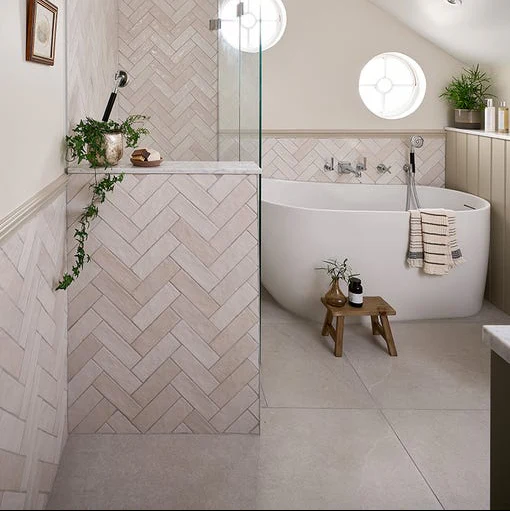 Dorset White tile 120x60cm - Image 5