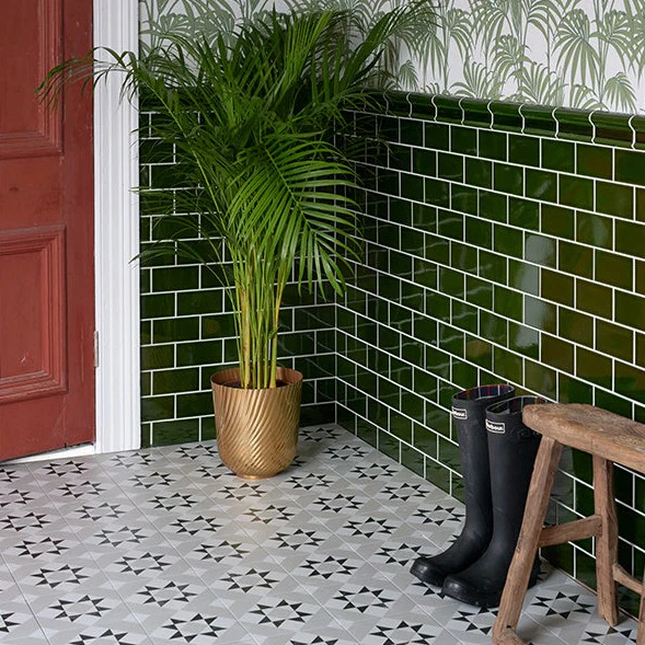 Brompton Borough Pattern tile 20x20cm - Image 5