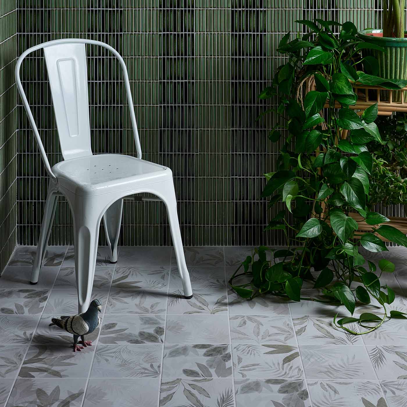 Bamboo Lustre Forest Satin Mosaic 28.2x29.4cm - Image 5