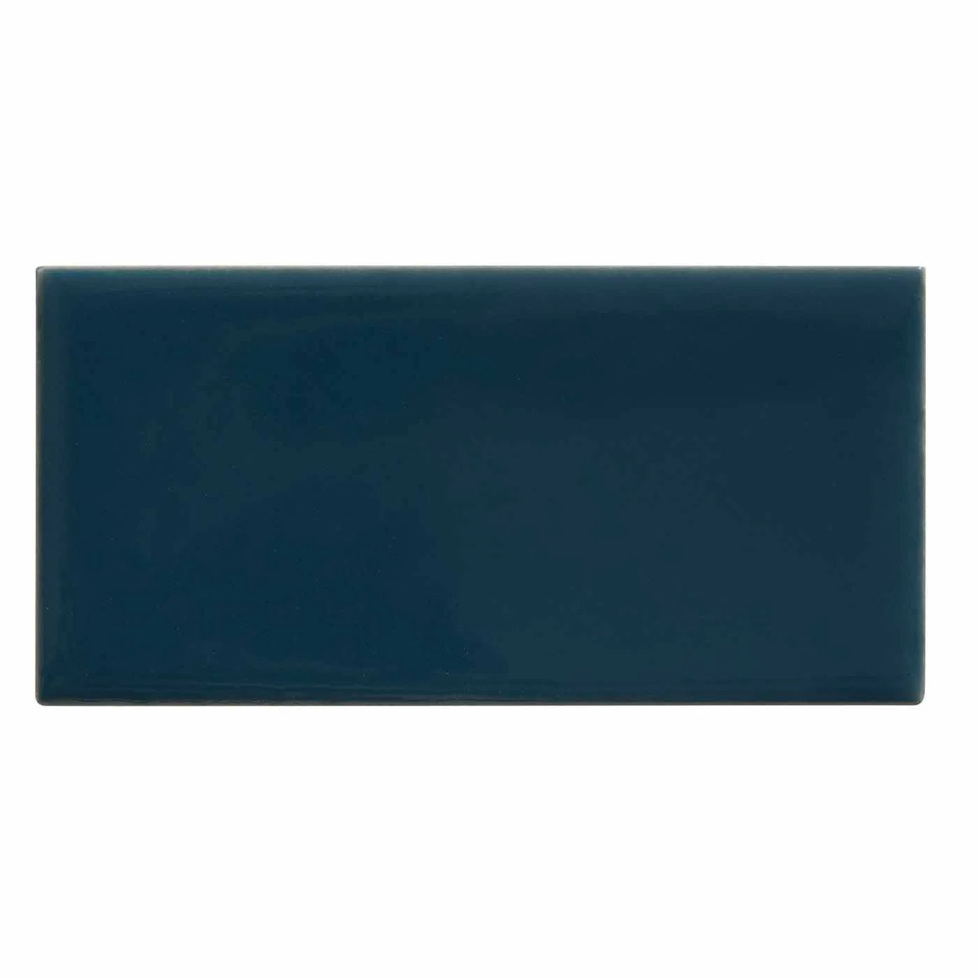 Tunstall Peacock Blue Brick tile 6.2x12.5cm - Image 2