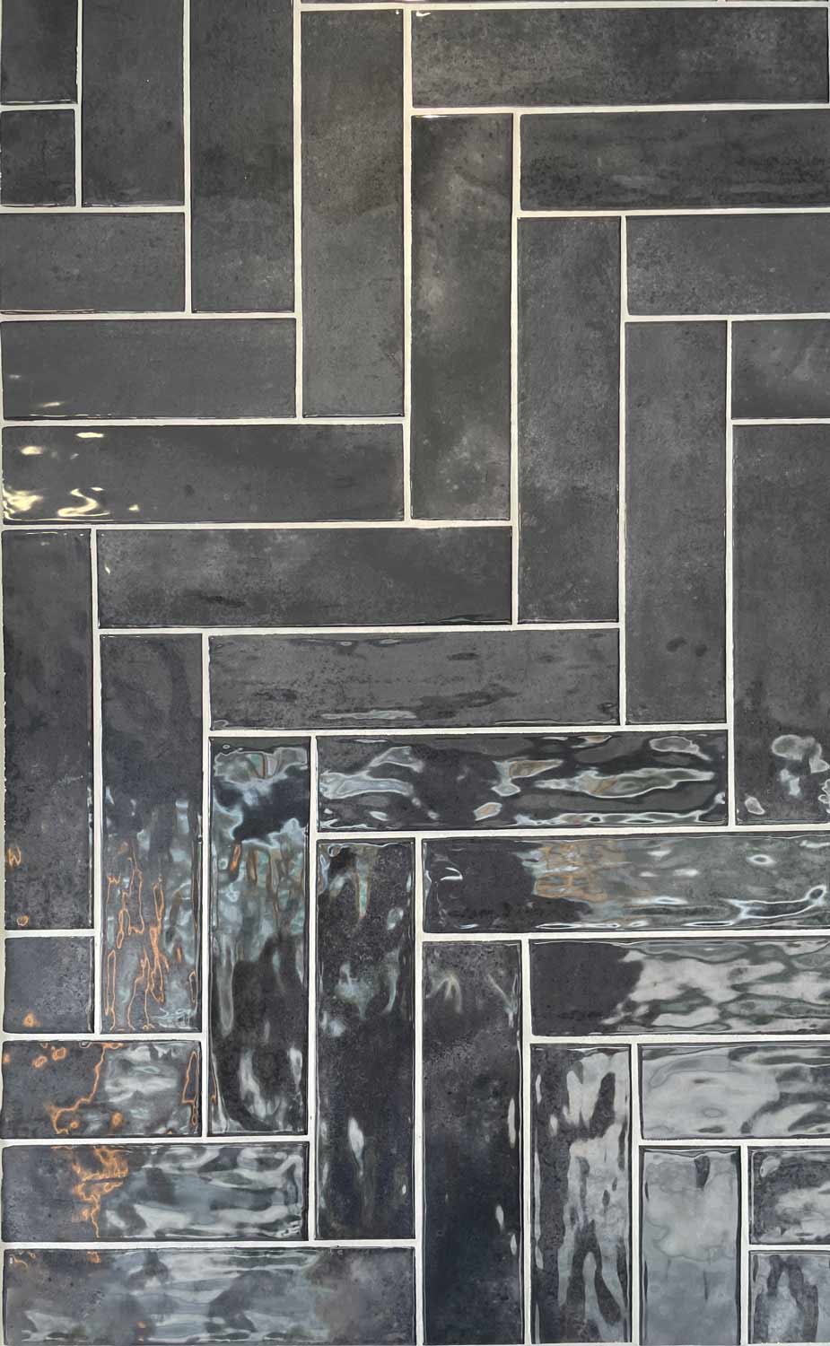 Nissel Black Brick Tile 7.5x30cm - Image 6