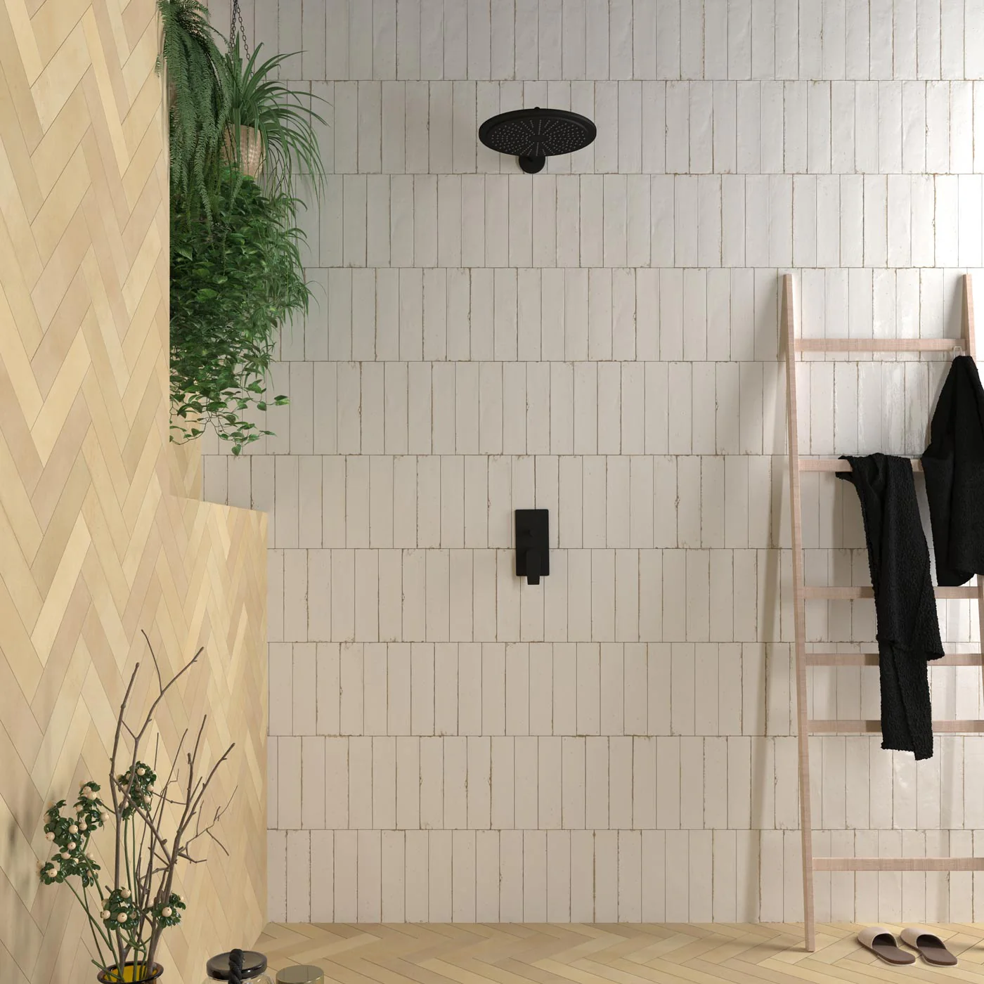 Agadir Niebla White Gloss wall tile 7x28cm - Image 5