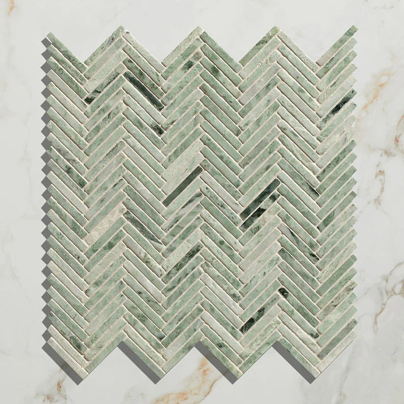 Athens Mint Marble Mosaic - 29.2 x 30.2cm - Image 2