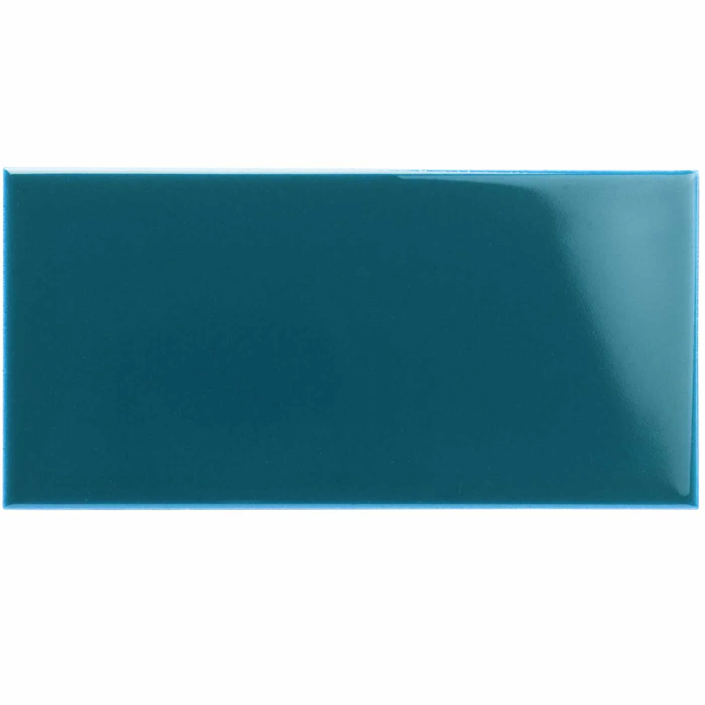 Baroque Blue Half Tile 15.2x7.5cm - Image 2