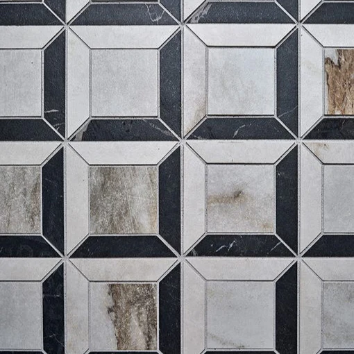 East Village Porcelain Quadrant Mosaic Oro - 26x26cm - Image 3