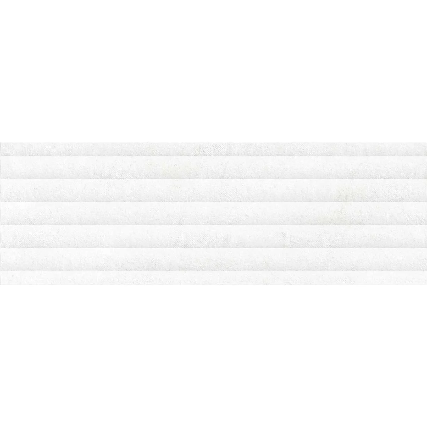 Fluted White Decor Wall Tile 30x90cm - Image 2