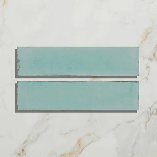 Foundry Aquamarine tile 6x25cm - Image 4