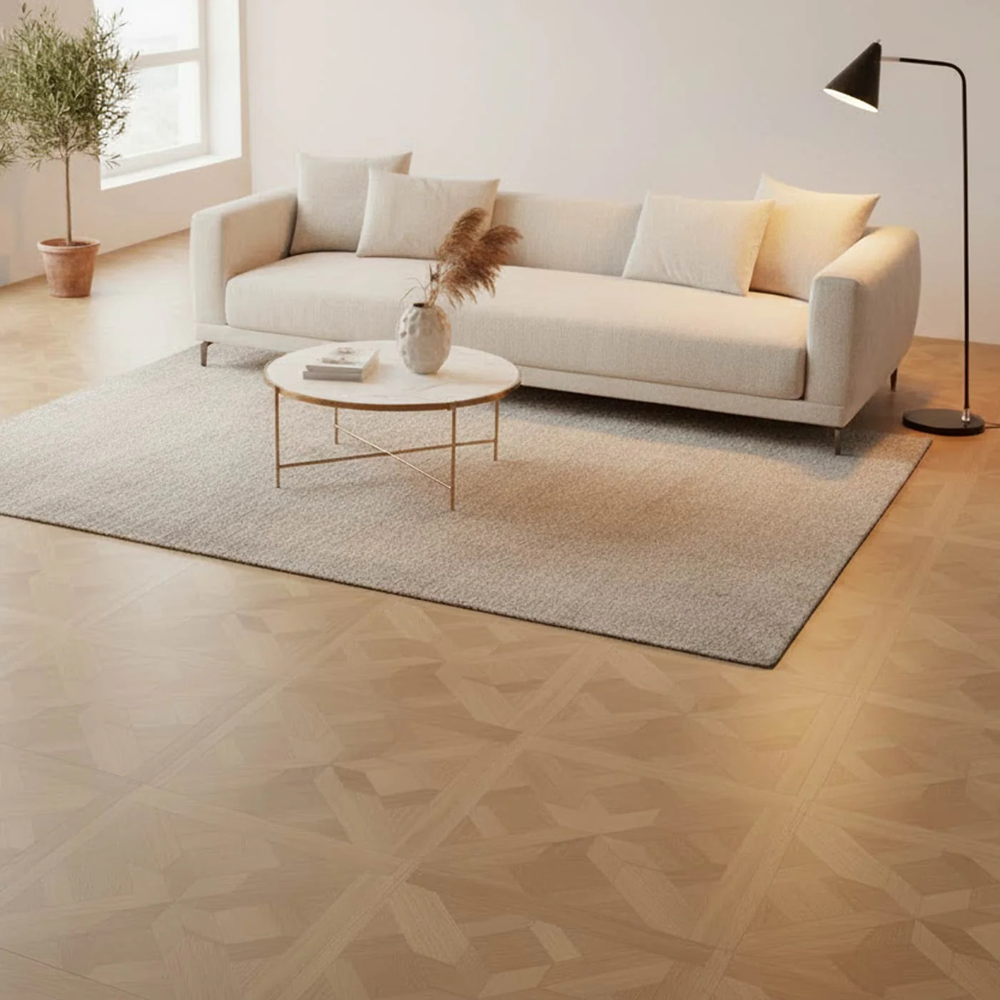 French Parquet Oak floor tile 60x60cm - Image 3