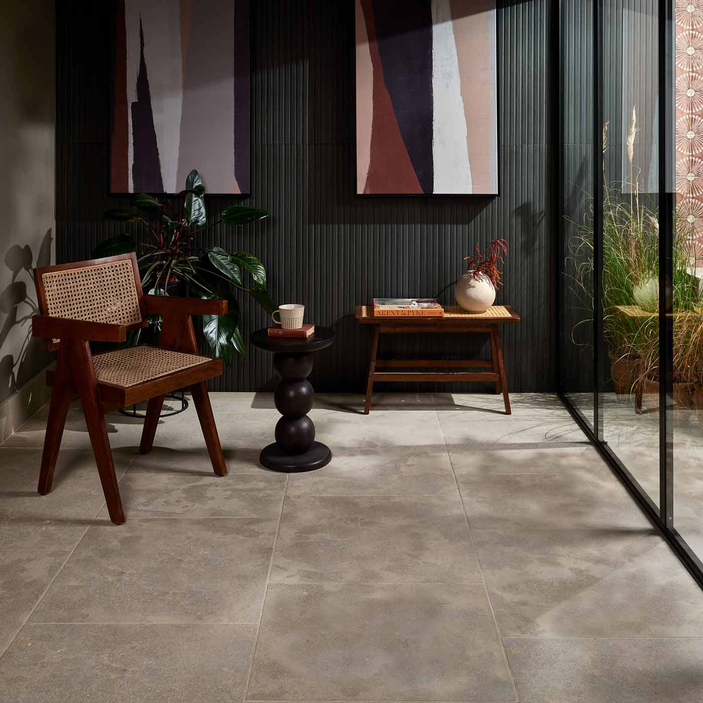 Kinfolk Ebony Wood Slat tile 60x120cm - Image 5