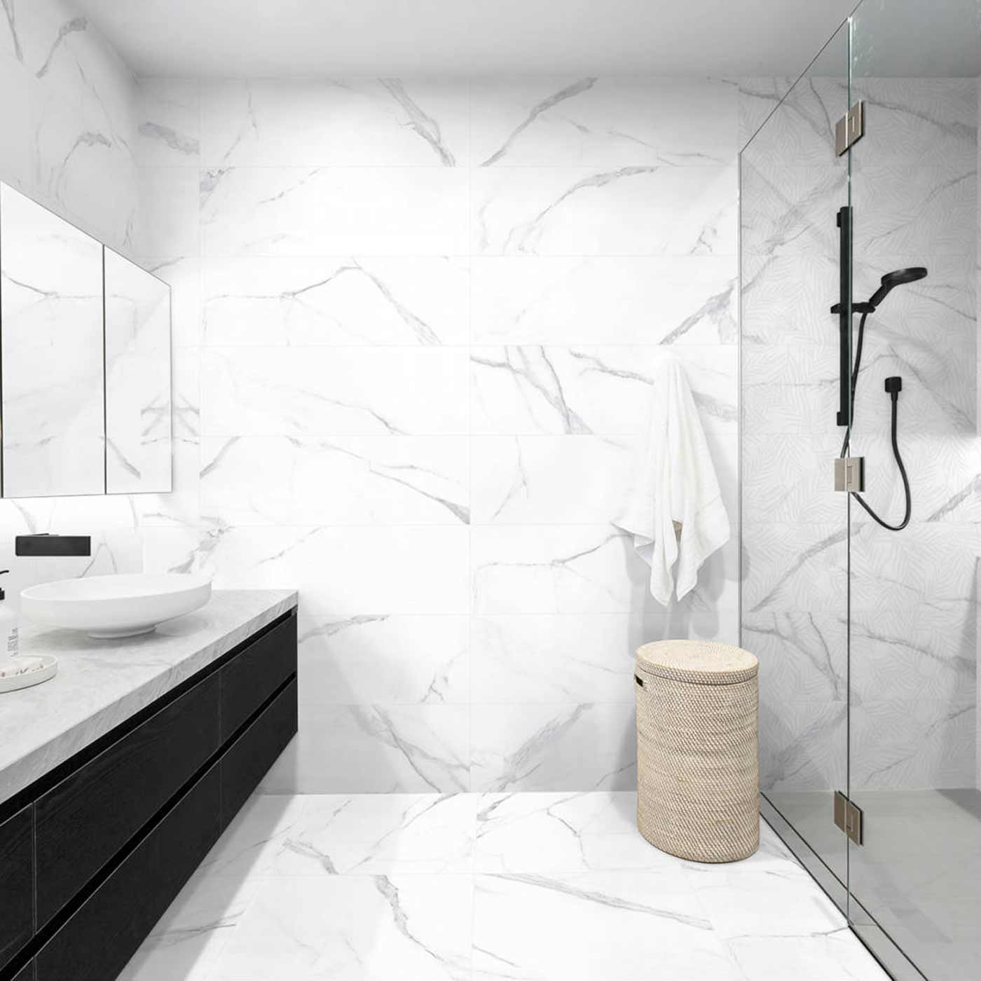 Olivia Grey Wave Decor 30x60cm - Image 4