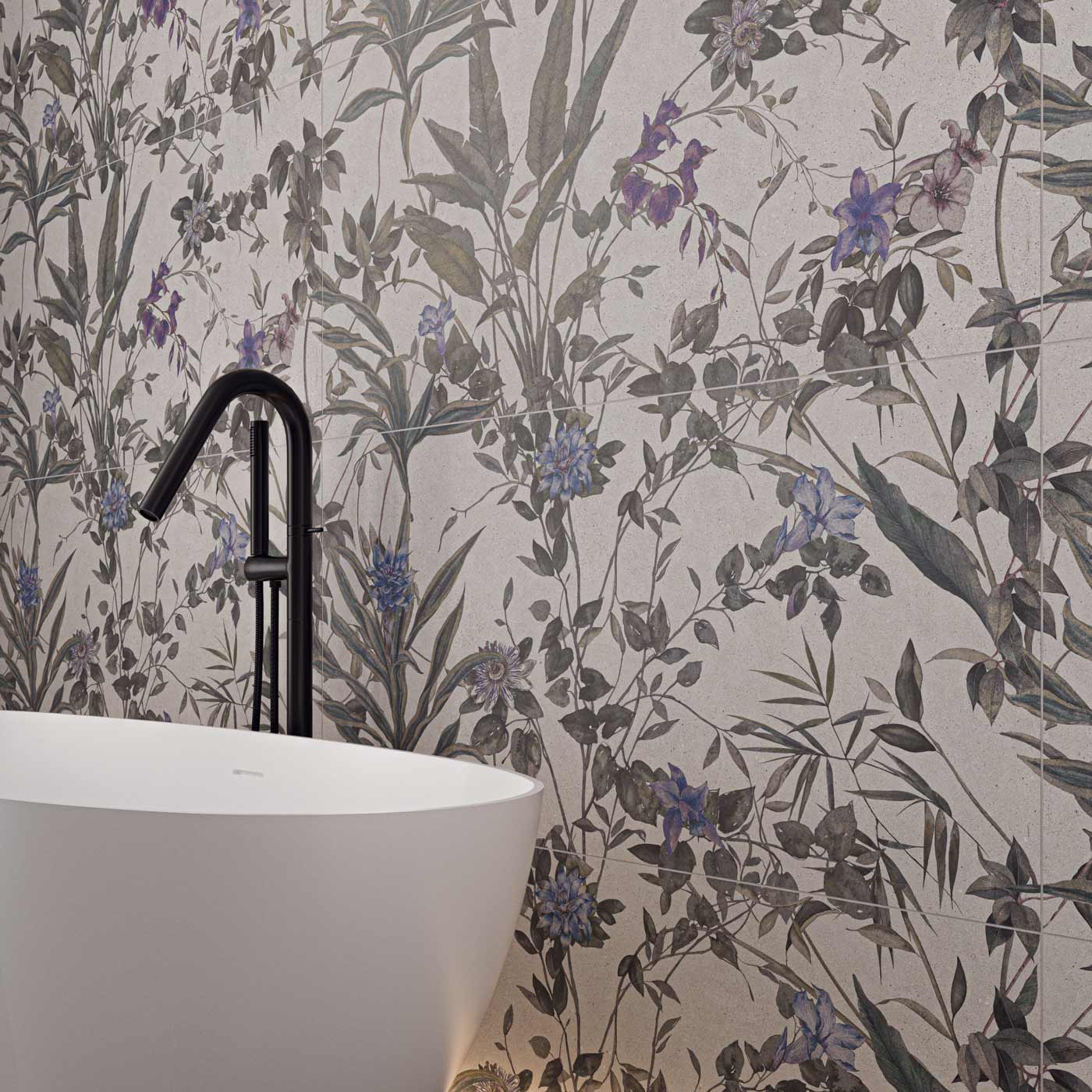 Piazza Peek White Decor tile 60x120cm - Image 3