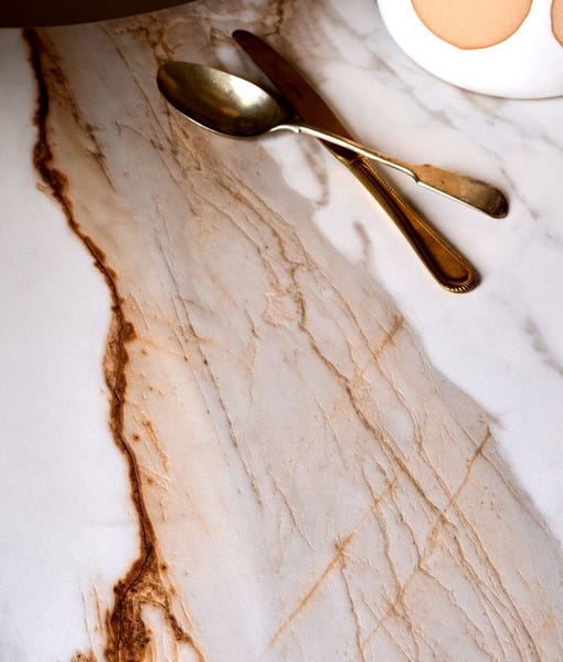 Sculpture Porcelain Calacatta Maximus Brushed 100 x 100cm - Image 3