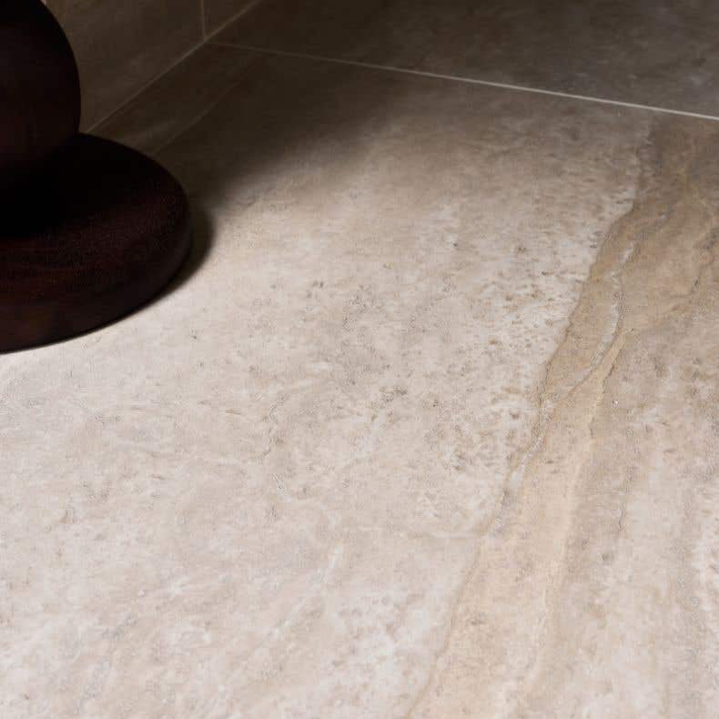 Sculpture Porcelain Romano Veincut Light Brushed Tile 100 x 100cm - Image 5