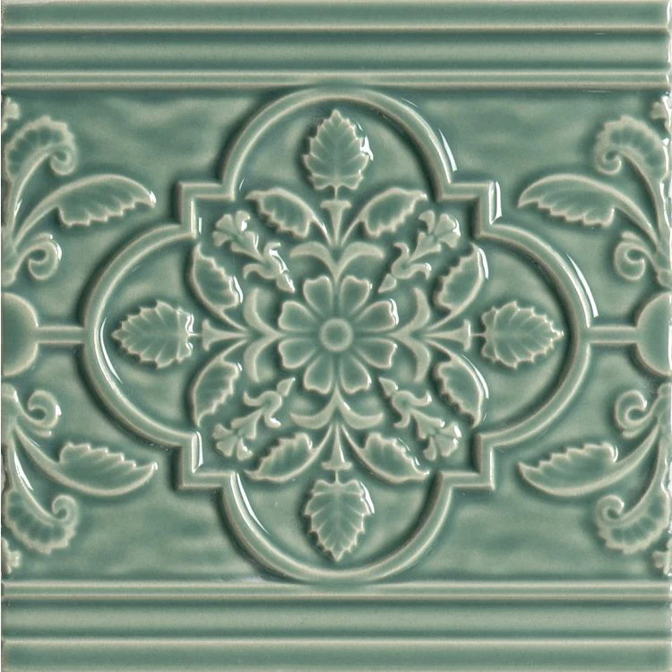 St James on Jade Breeze Tile 15.2x15.2cm - Image 2